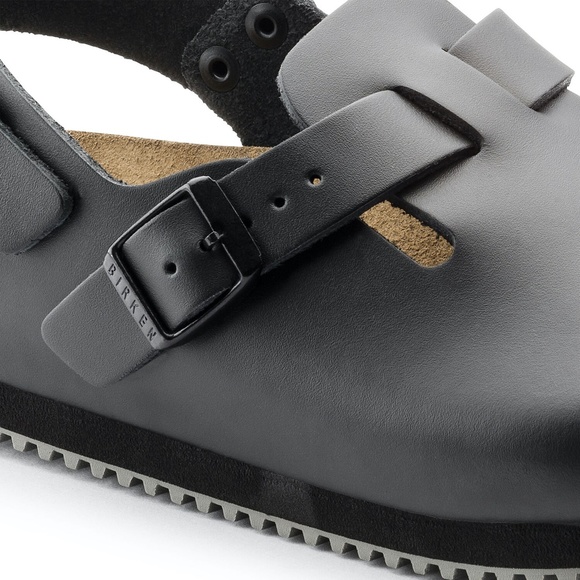 BIRKENSTOCK Tokio Super Grip Leather Clogs Sandals - Picture 4 of 7